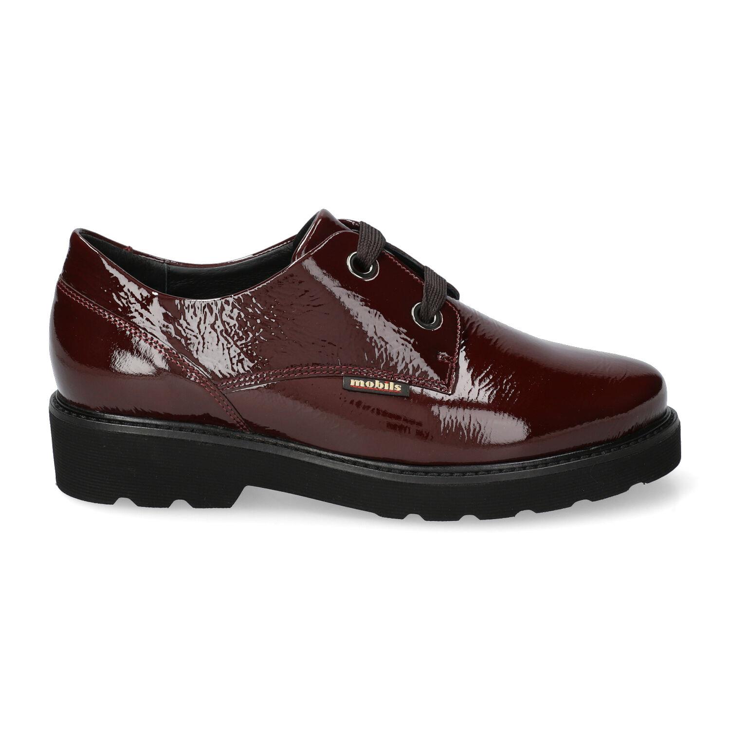 lacets femme modèle Orelia bordeaux - Mephisto